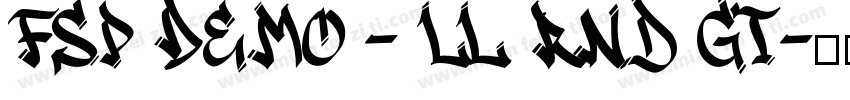 FSP DEMO - ll Rnd Gt字体转换